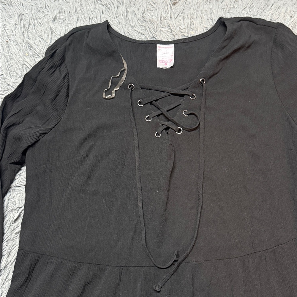 🥰🥰 No Boundaries Lace Up Tier Dress 🥰🥰 - Picture 4 of 9